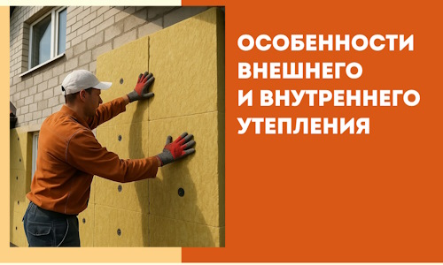 Какие особенности внешнего и внутреннего утепления в Рубцовске