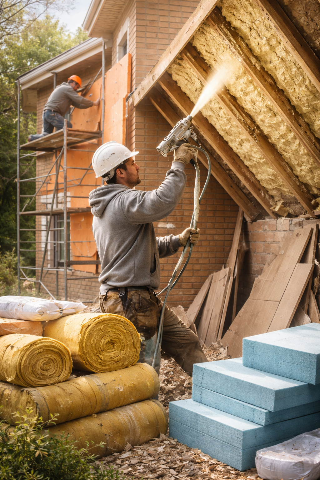 Утепление домов в Рубцовске под ключ от 4247 руб/м2 | Профессионально — ТепломастерРбц