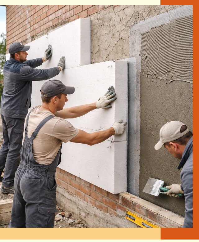 Утепление кирпичного дома в Рубцовске от 4247 руб. под ключ | ТепломастерРбц